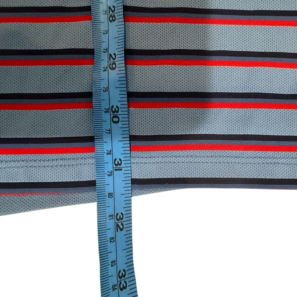 KJUS Golf Polo Mens 2XL Striped Performance Athletic Luxury Sport Shirt - Picture 7 of 7
